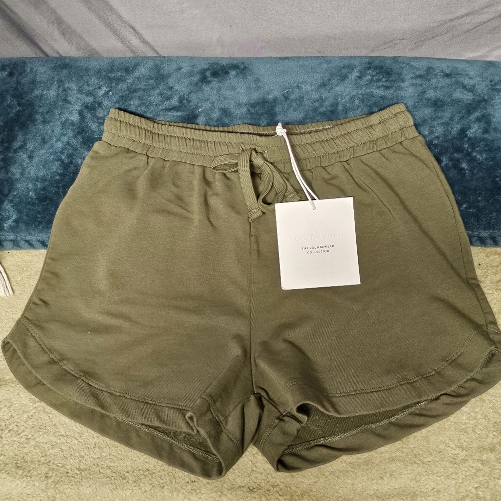 NEW Brooklinen Bleecker Lounge Shorts in Sage Green size XS